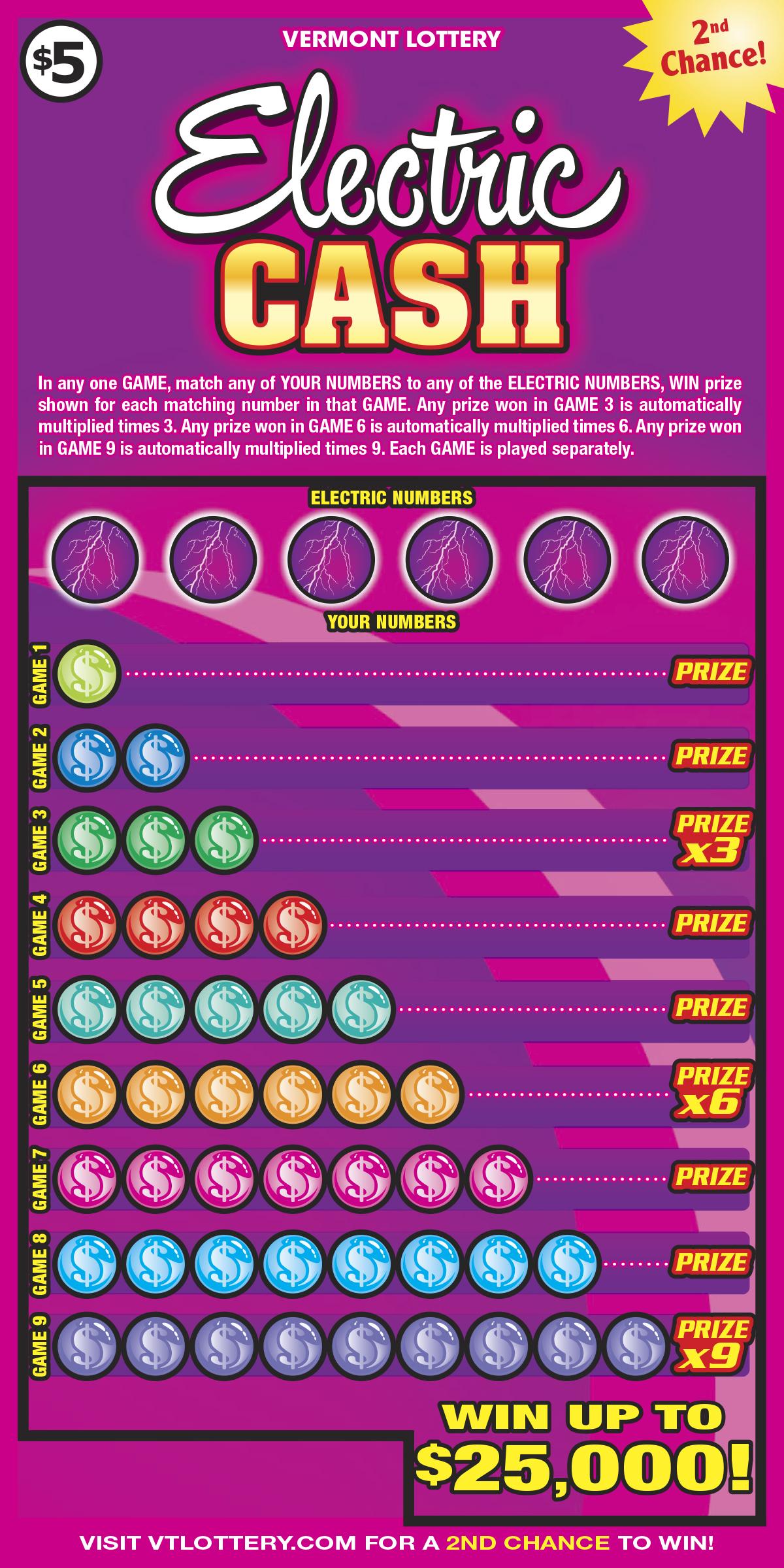 Vermont Lottery Club Game