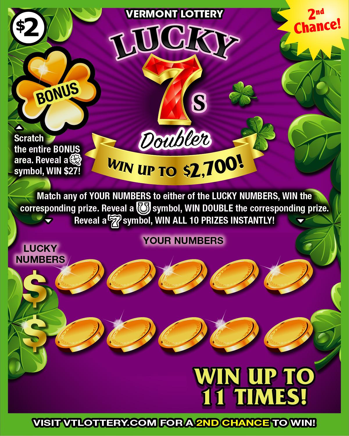 Vermont Lottery Club Draw